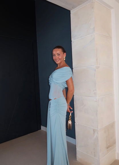 Benni Celia Maxi Dress- Powder Blue
