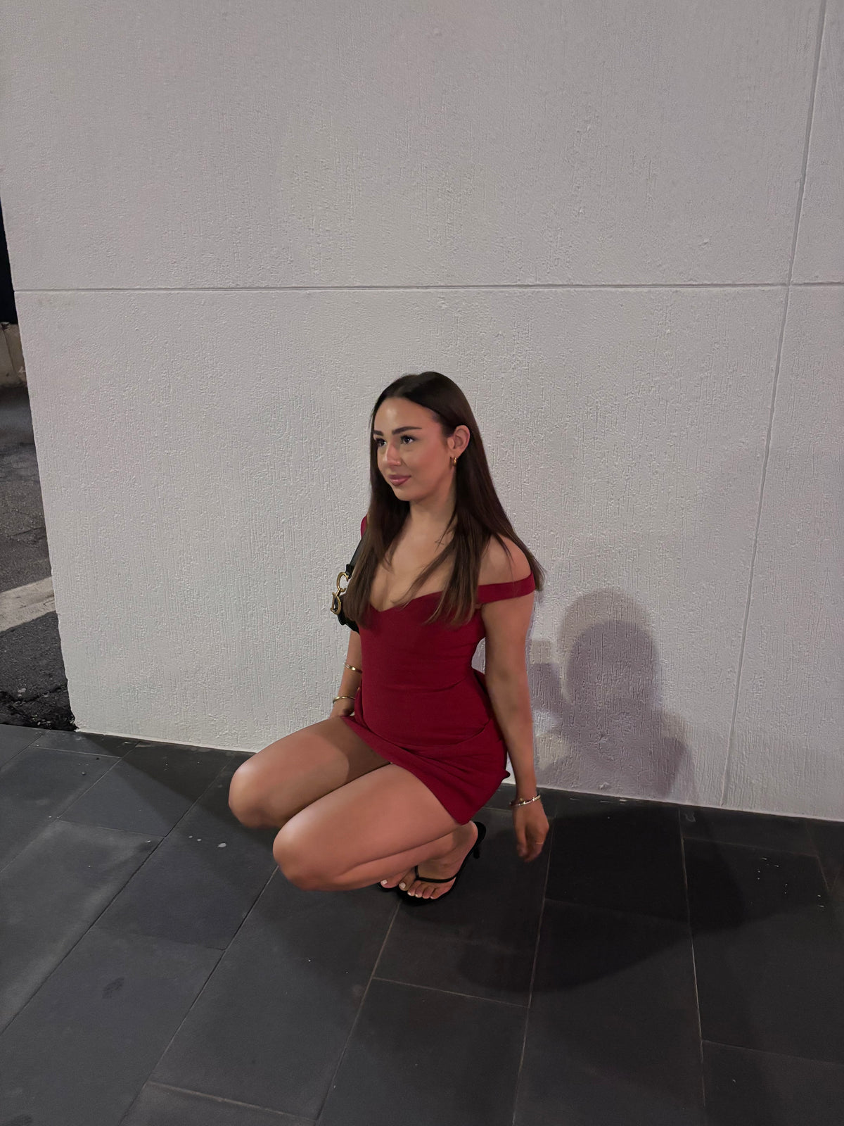 Arcina Ori Avery Mini Dress- Red