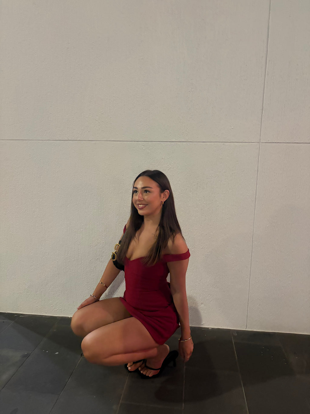 Arcina Ori Avery Mini Dress- Red