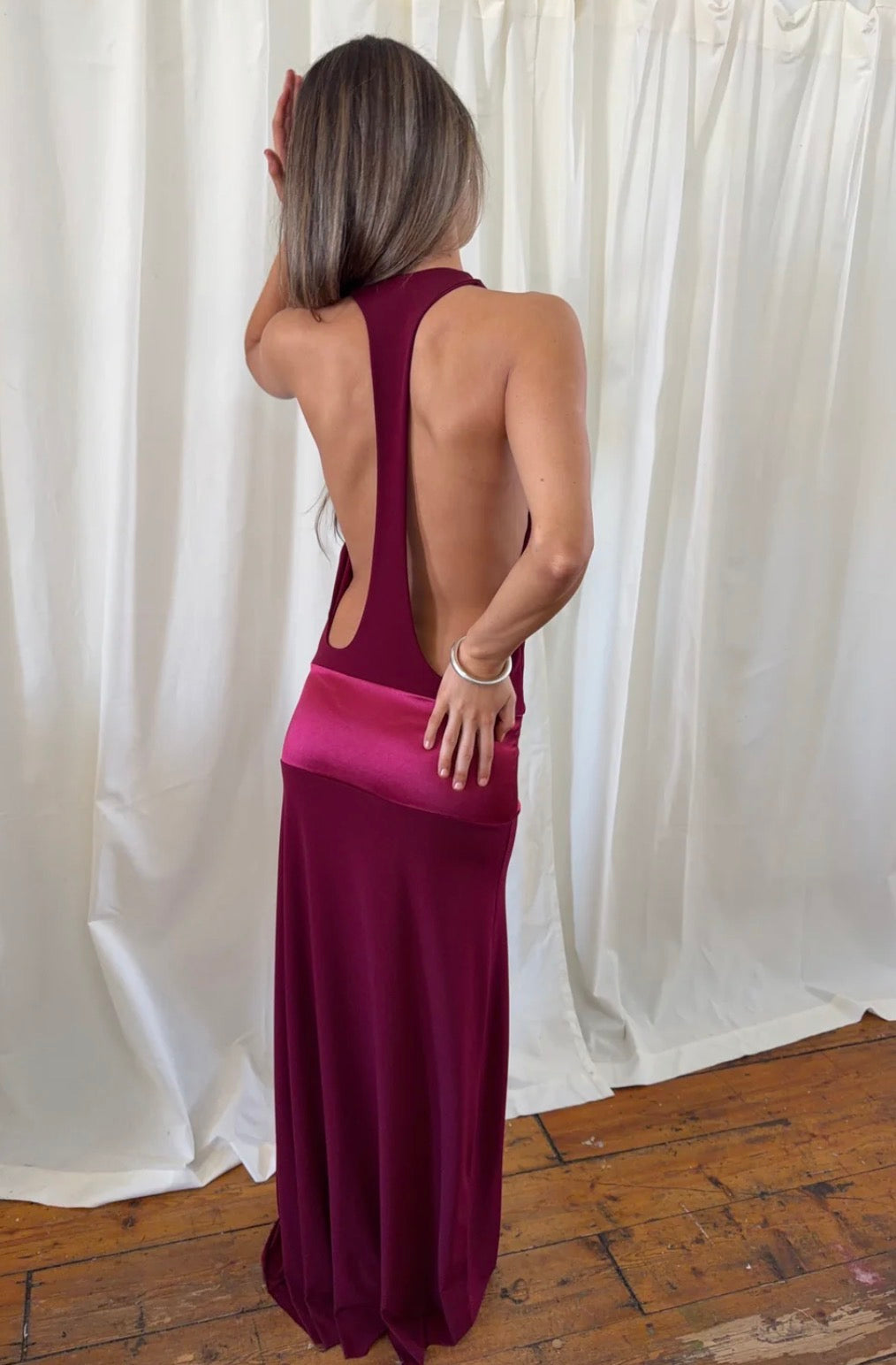 La Marie Serena Maxi Dress- Ruby