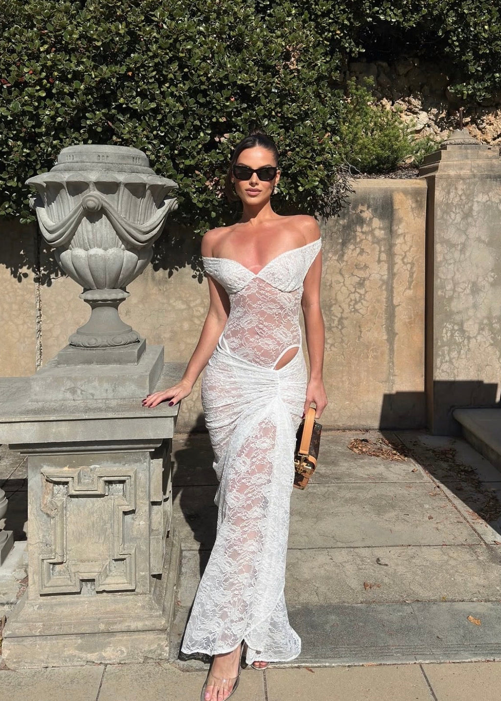 Natalie Rolt Aubrey Maxi Dress- White