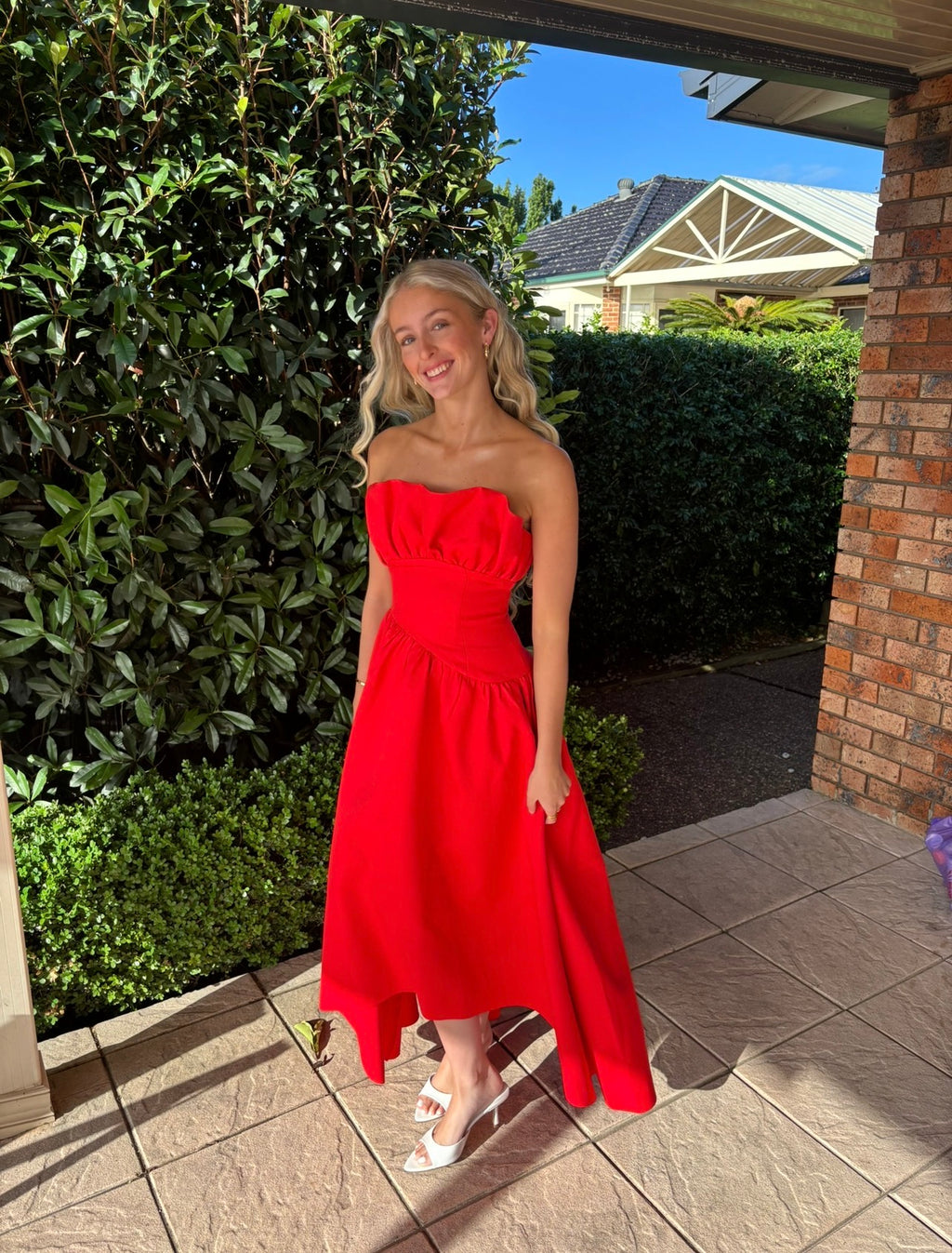 Elliatt Laurel Sleeveless Maxi Dress - Red