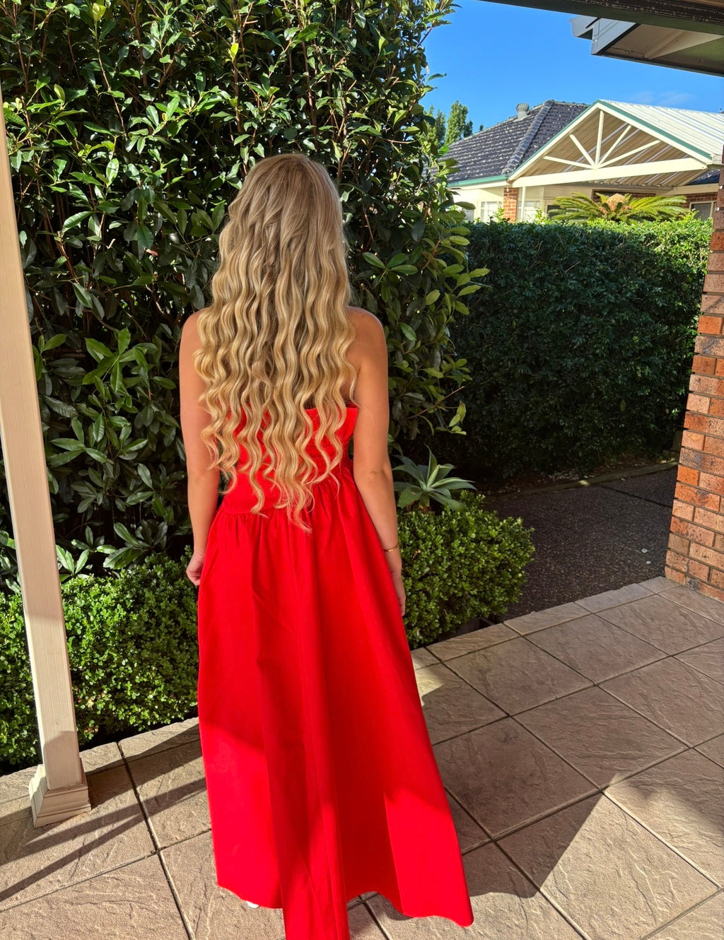 Elliatt Laurel Sleeveless Maxi Dress - Red