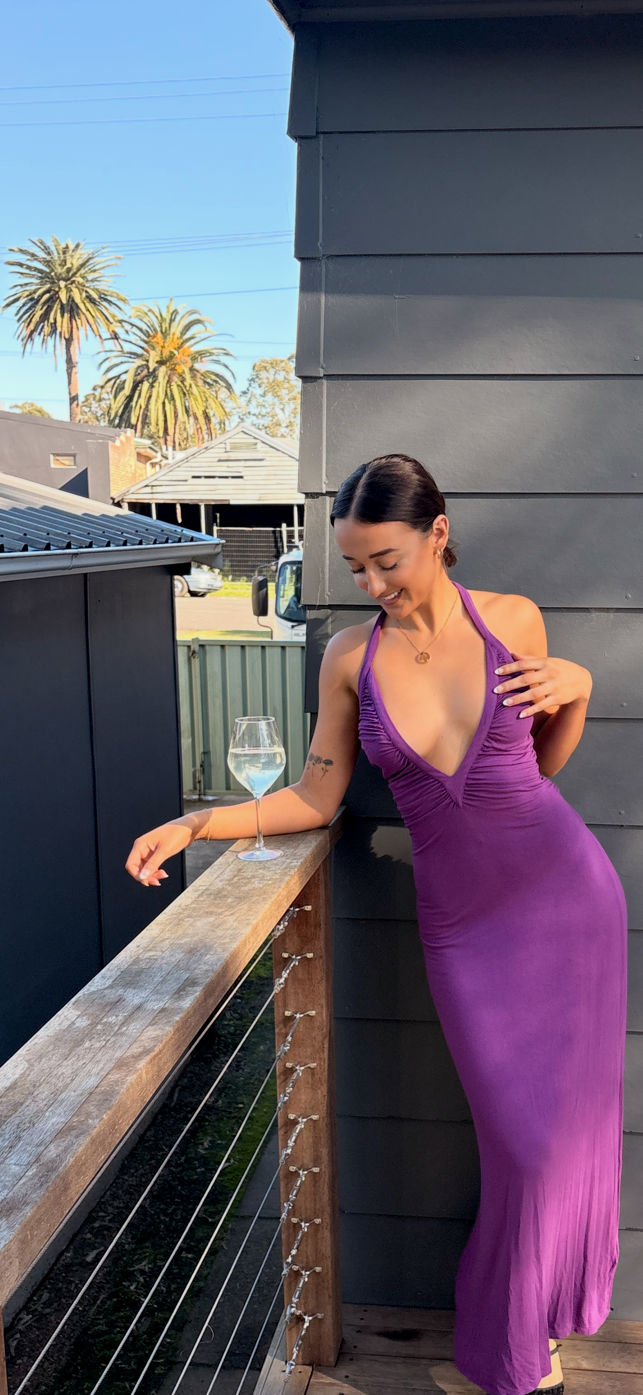 Sola Musa Angelina Maxi Dress- Uva