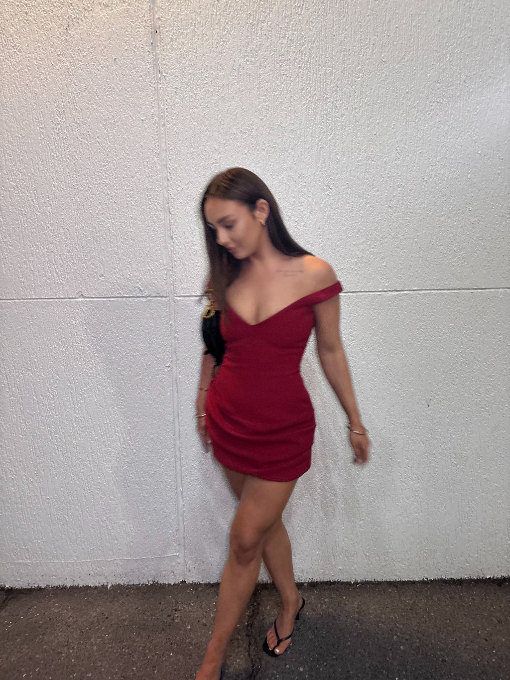 Arcina Ori Avery Mini Dress- Red
