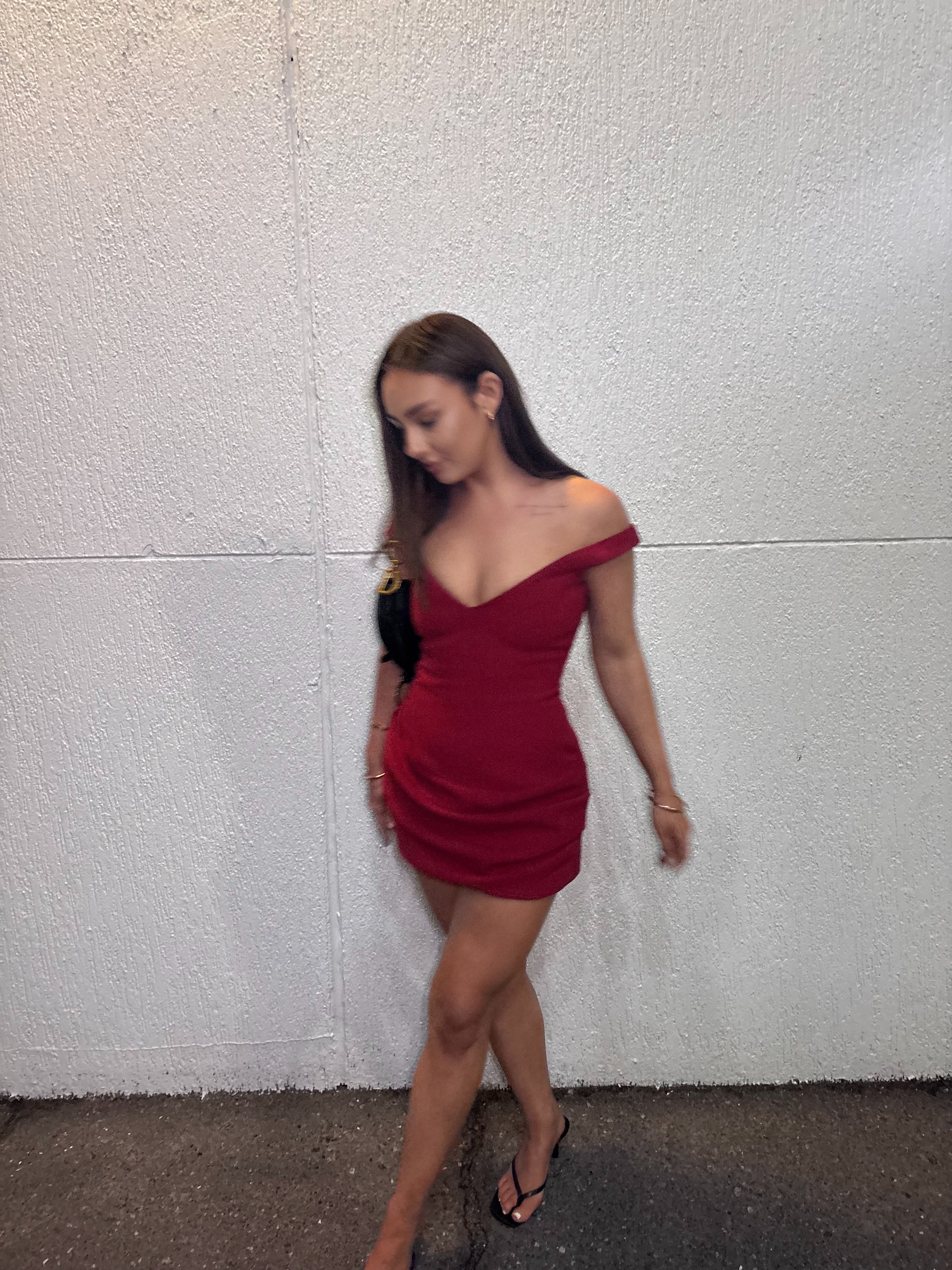 Arcina Ori Avery Mini Dress- Red