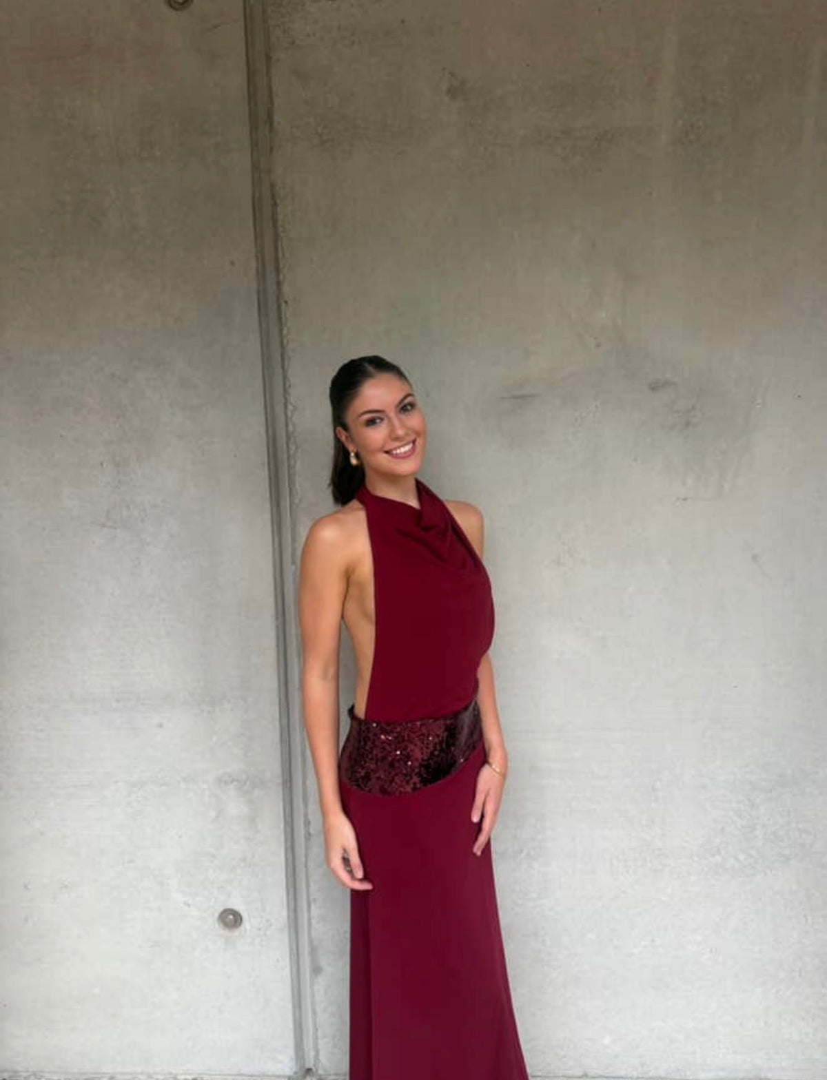 Jaded London Dahlia Hand-Beaded Backless Chiffon Maxi Dress - Rosa Coastal Dress Hire Jaded London Dahlia Hand-Beaded Backless Chiffon Maxi Dress - Rosa Coastal Dress Hire