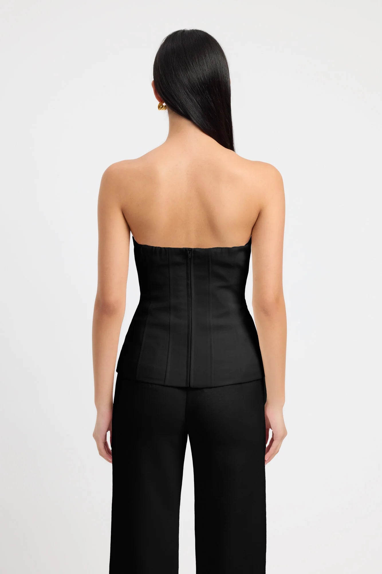 Kookai Ariel Corset & Ariel Low Rise Pants- Black