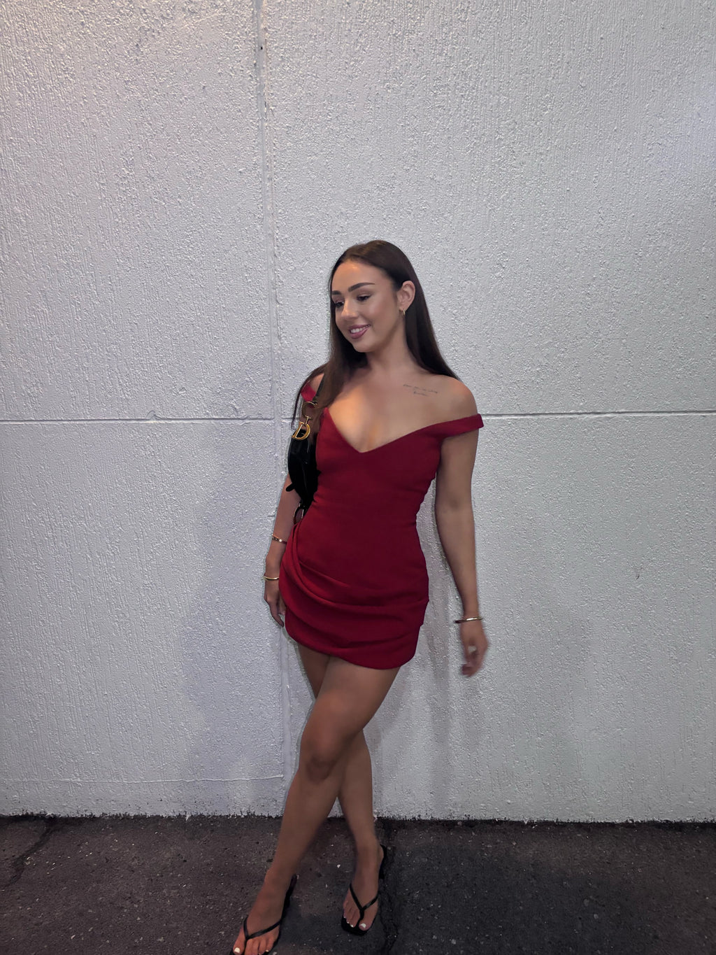 Arcina Ori Avery Mini Dress- Red