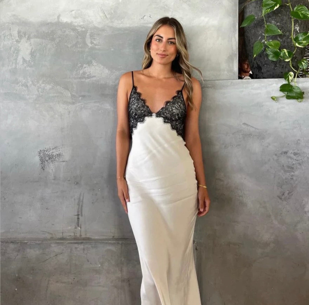 Bec & Bridge Emery Lace Maxi Dress- Ivory