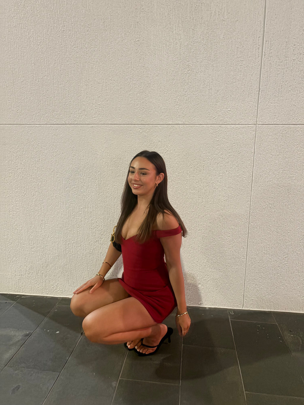 Arcina Ori Avery Mini Dress- Red
