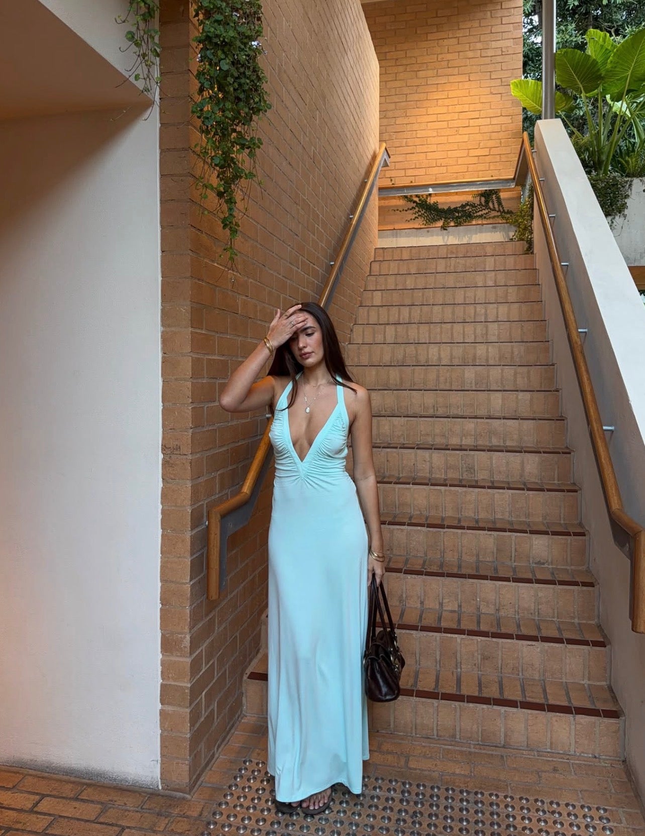 Sola Musa Angelina Maxi Dress- Aqua