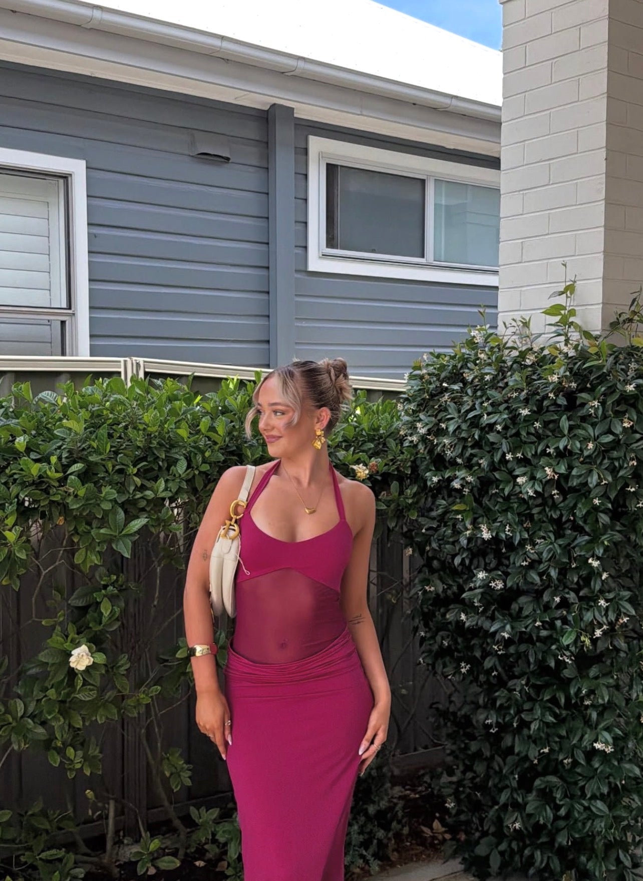 Sasha Therese Sariya Maxi Dress - Ruby