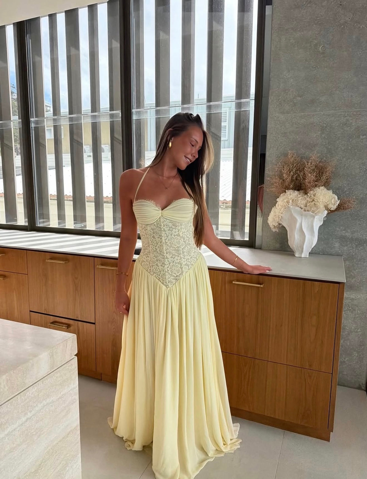Fenity Kaye Maxi Dress- Yellow