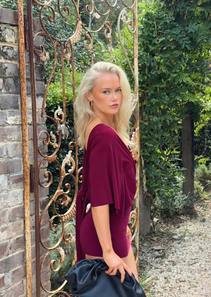 Novich Valentine Mini Dress- Red