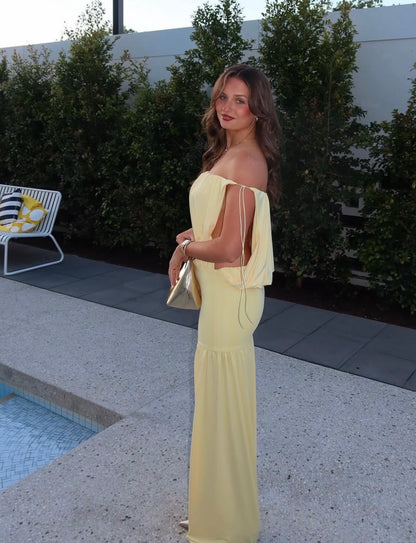 Deconduarte Solana Maxi Dress - Baby Yellow
