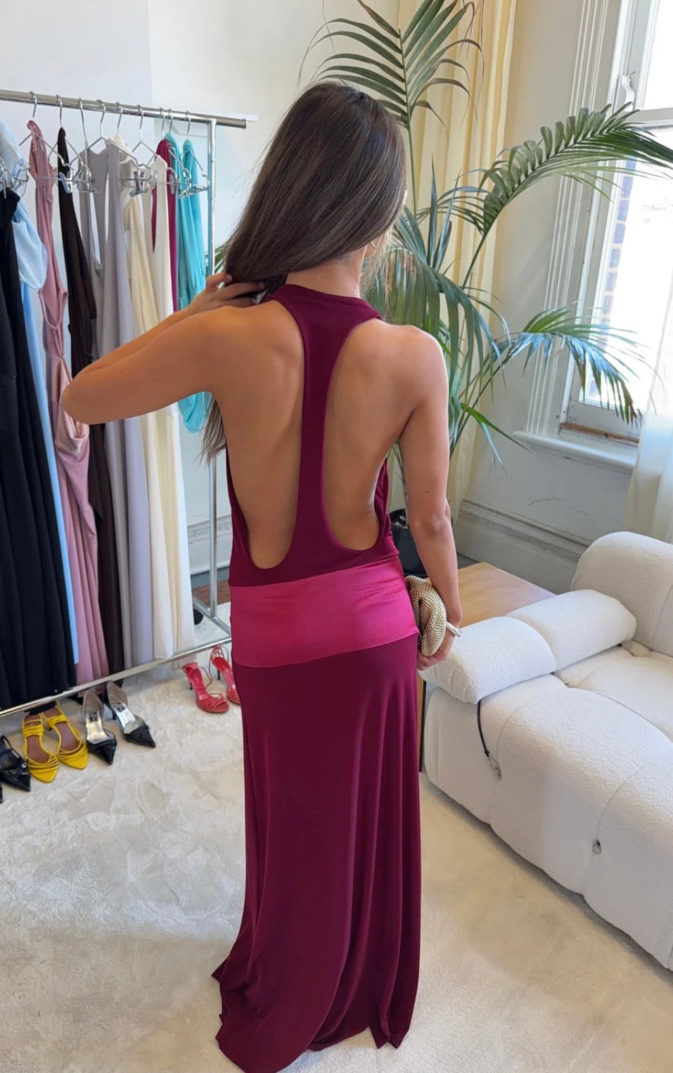 La Marie Serena Maxi Dress- Ruby