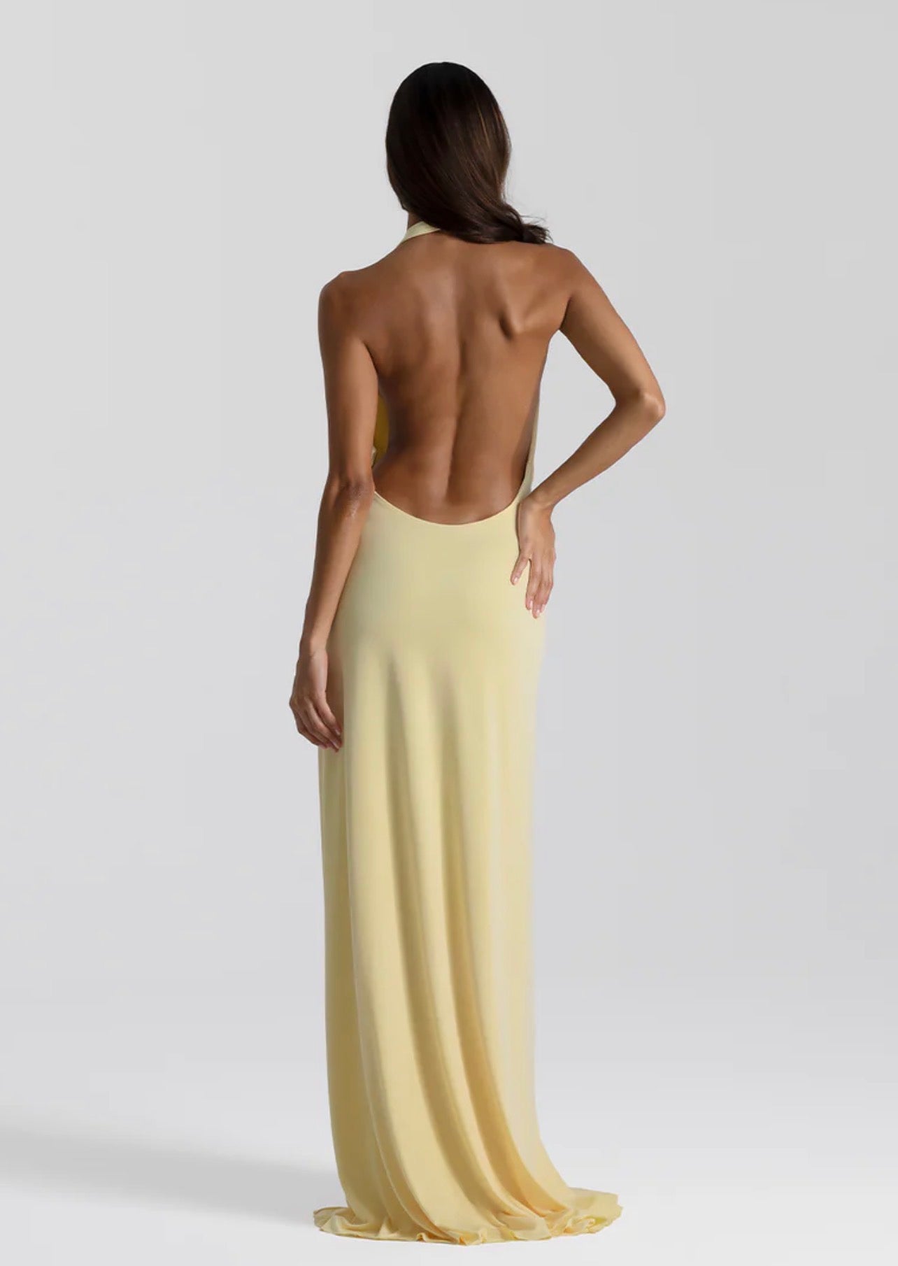 Natalie Rolt Winona Maxi Dress- Lemon