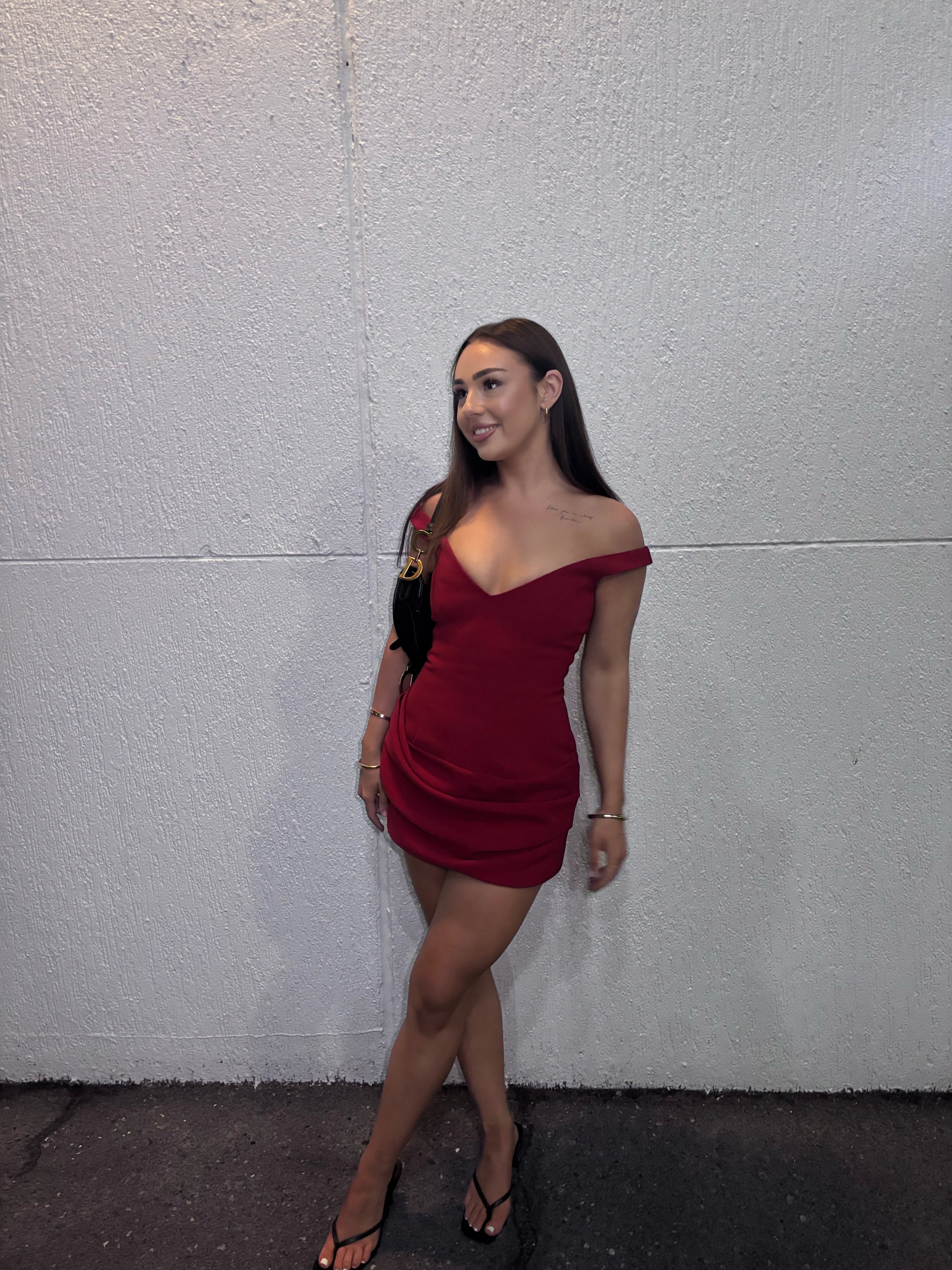 Arcina Ori Avery Mini Dress- Red