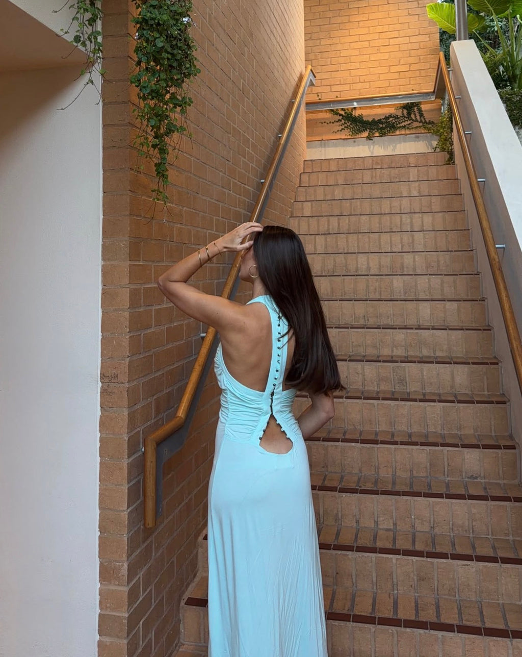 Sola Musa Angelina Maxi Dress- Aqua