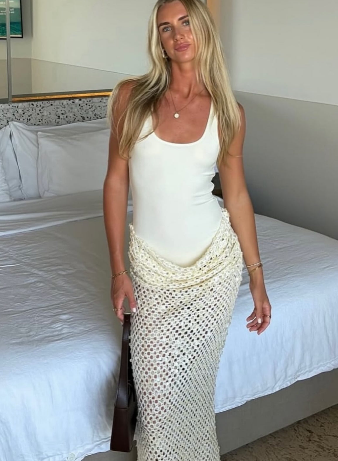 Benni Ariel Maxi Dress- Shell