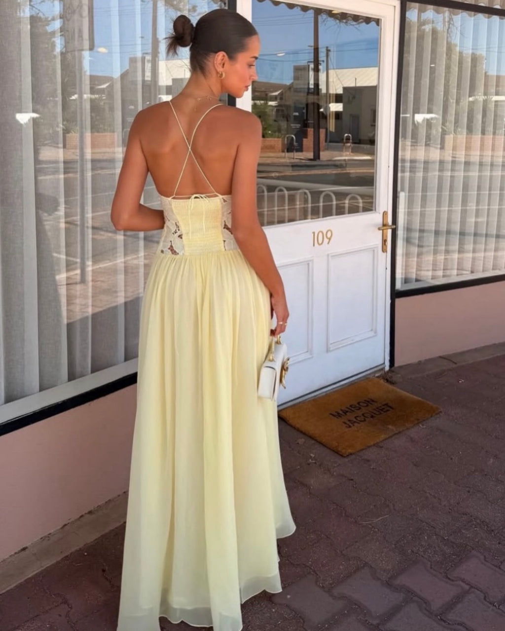 Hansen & Gretel Stephanie Maxi Dress- Butter