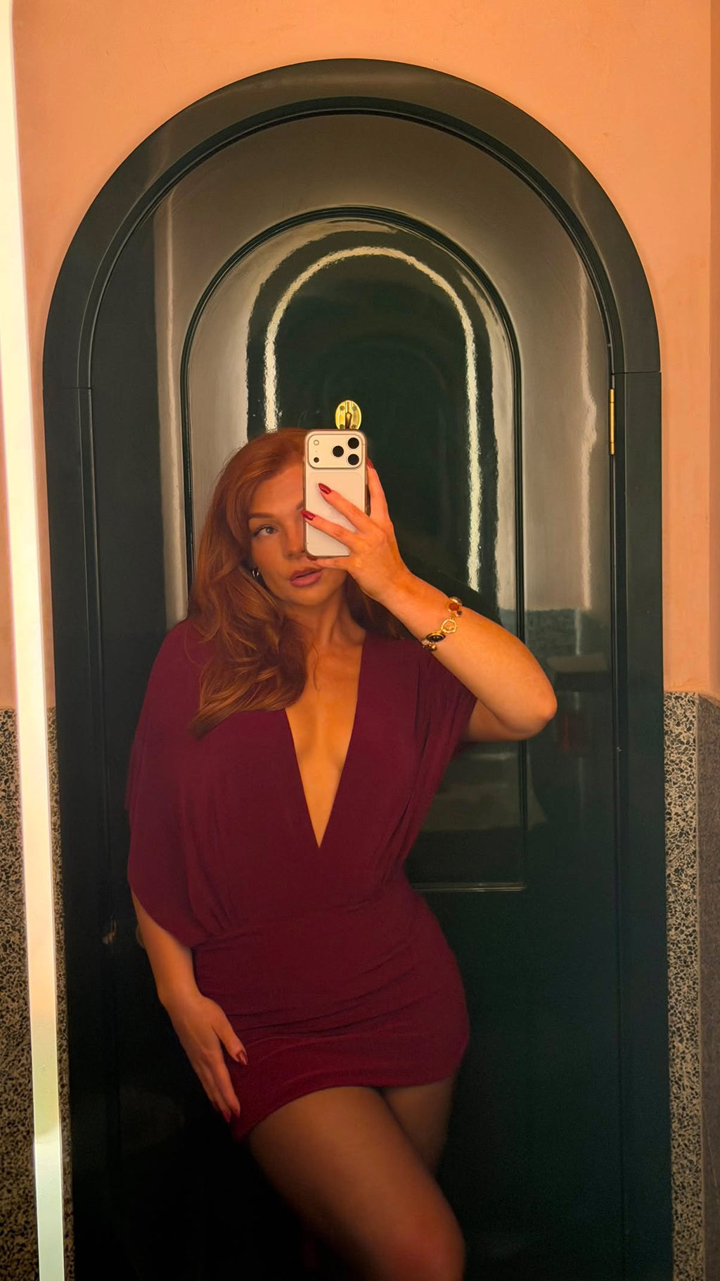 Novich Valentine Mini Dress- Red