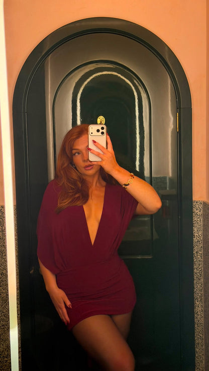 Novich Valentine Mini Dress- Red