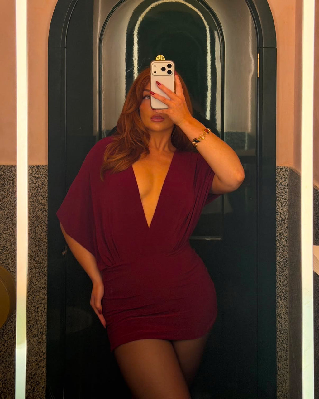 Novich Valentine Mini Dress- Red