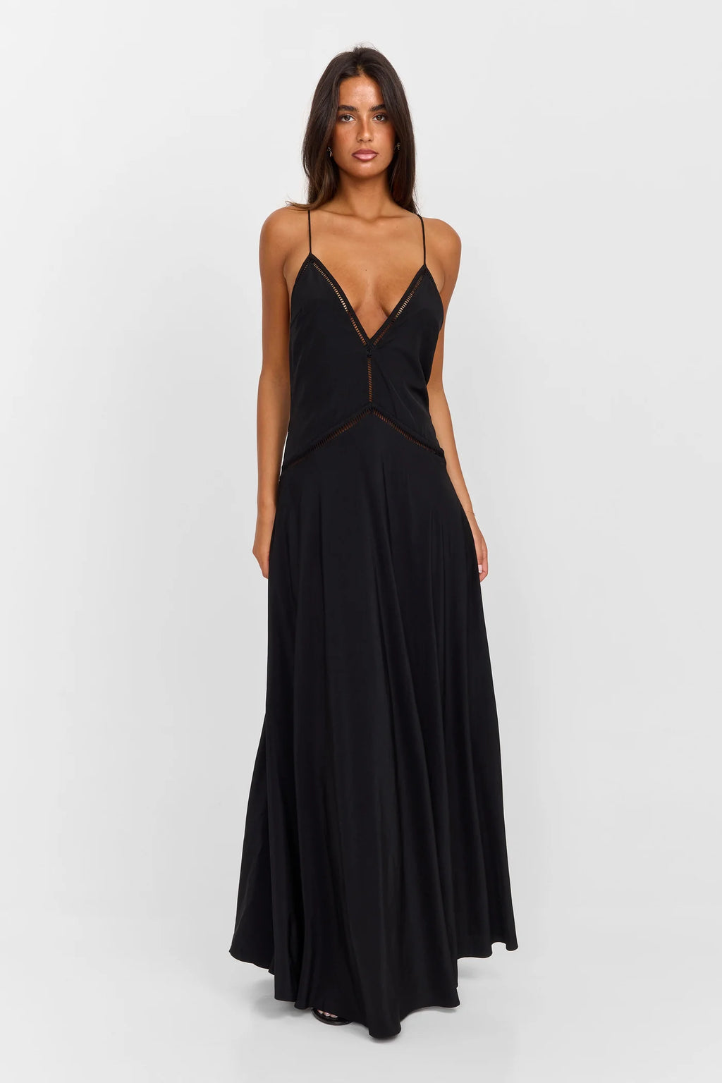 Sasha Therese Posey Maxi Dress- Black