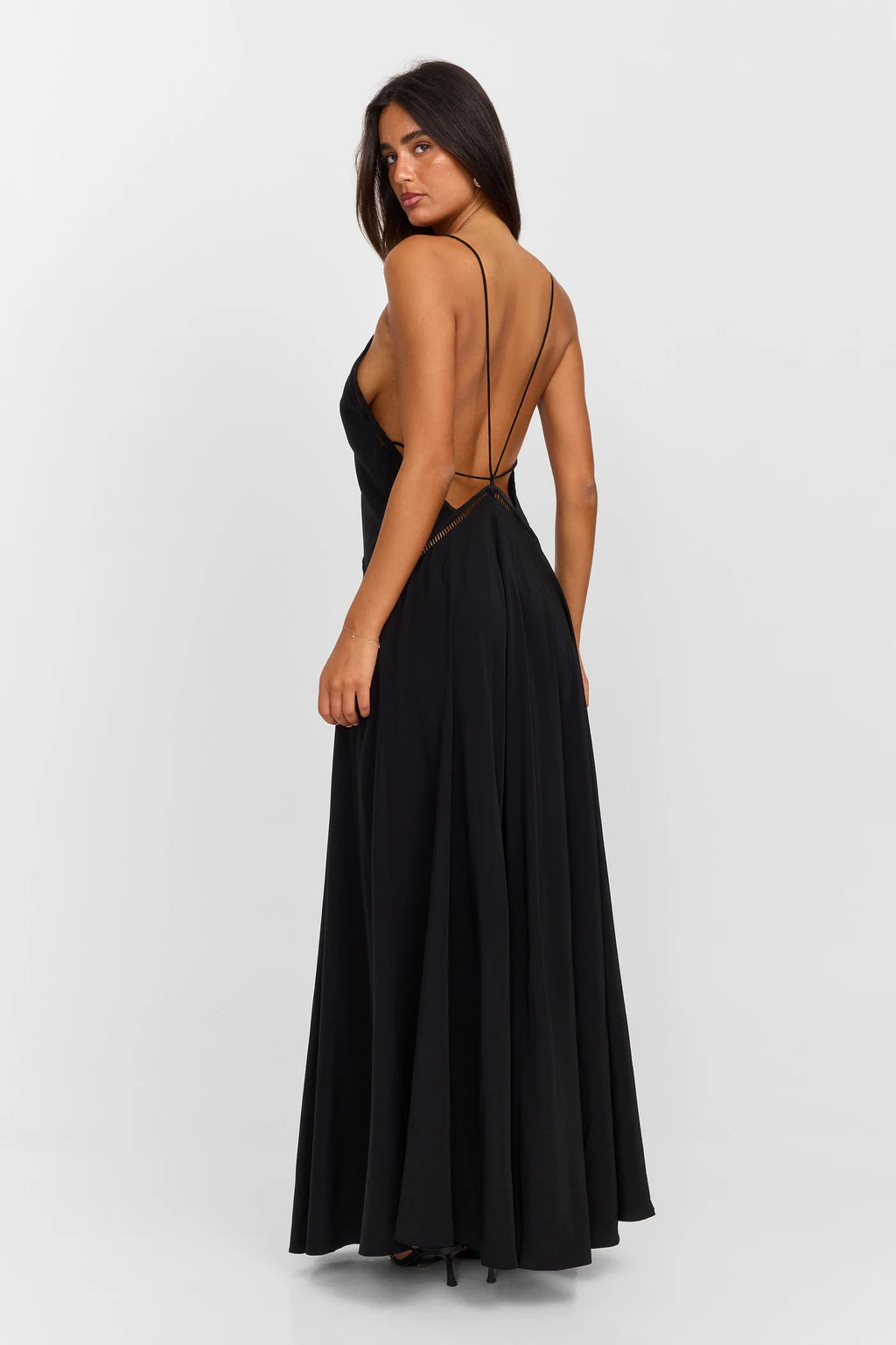 Sasha Therese Posey Maxi Dress- Black