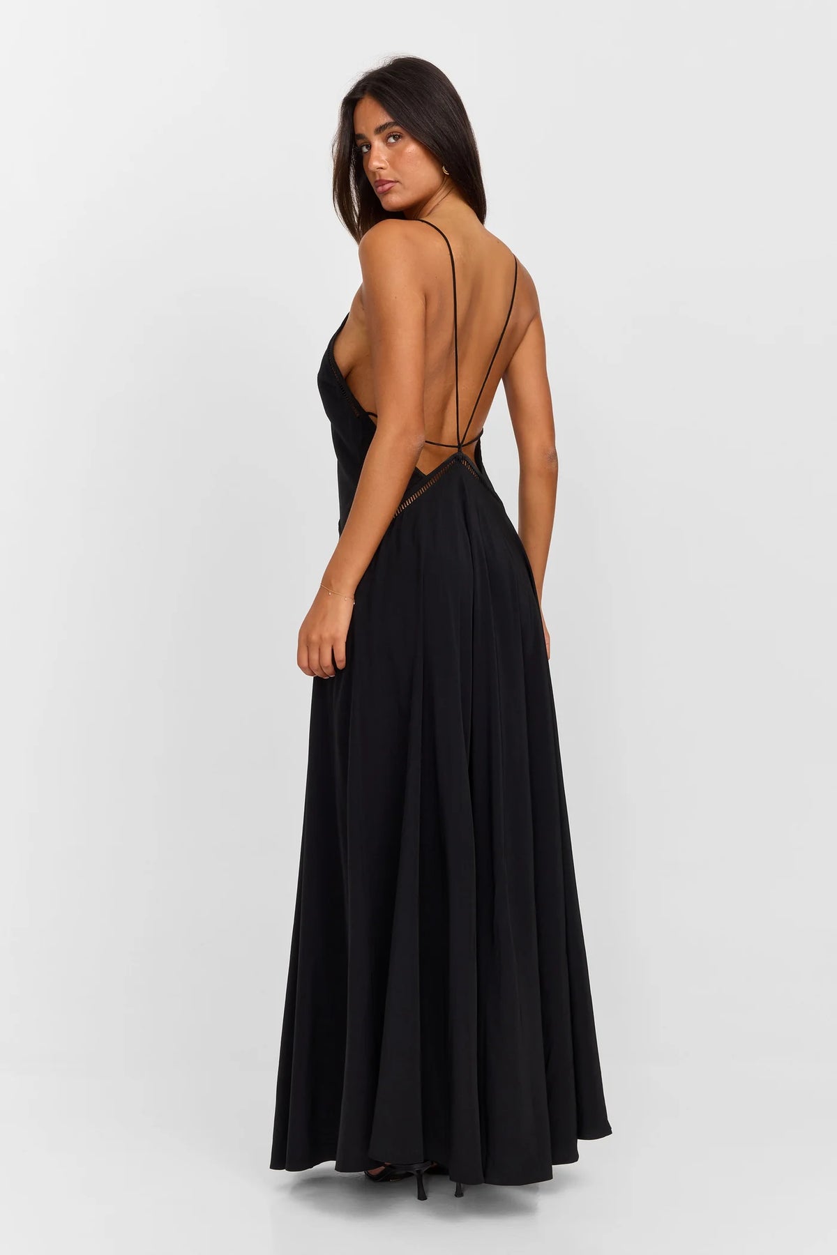 Sasha Therese Posey Maxi Dress- Black