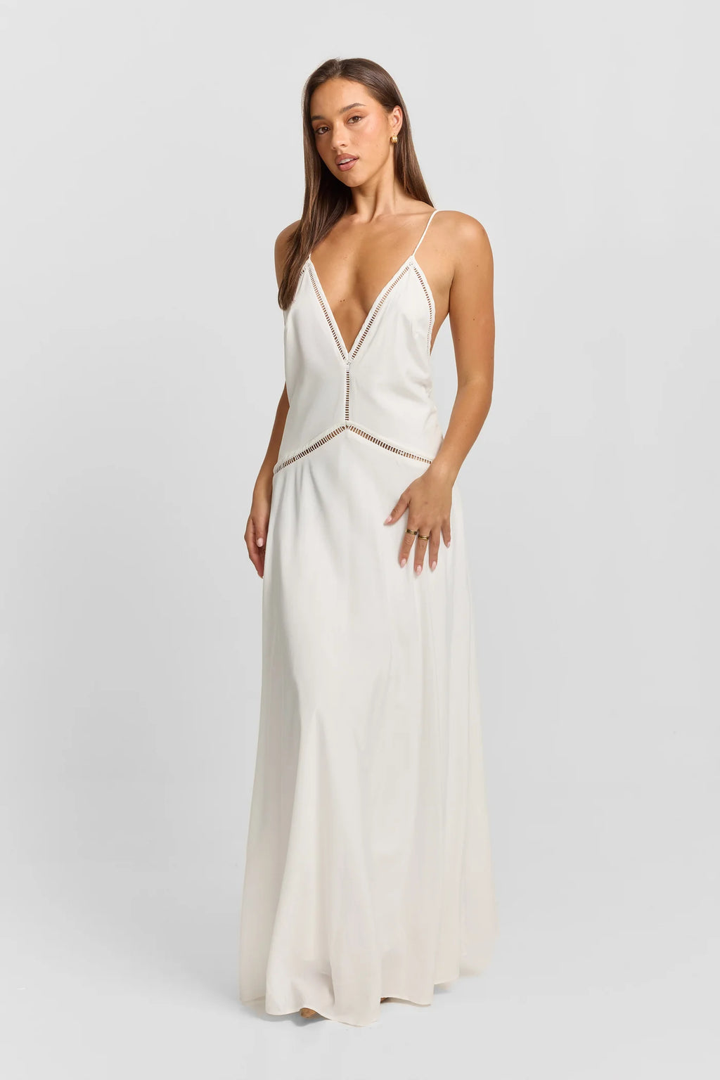 Sasha Therese Posey Maxi Dress - White