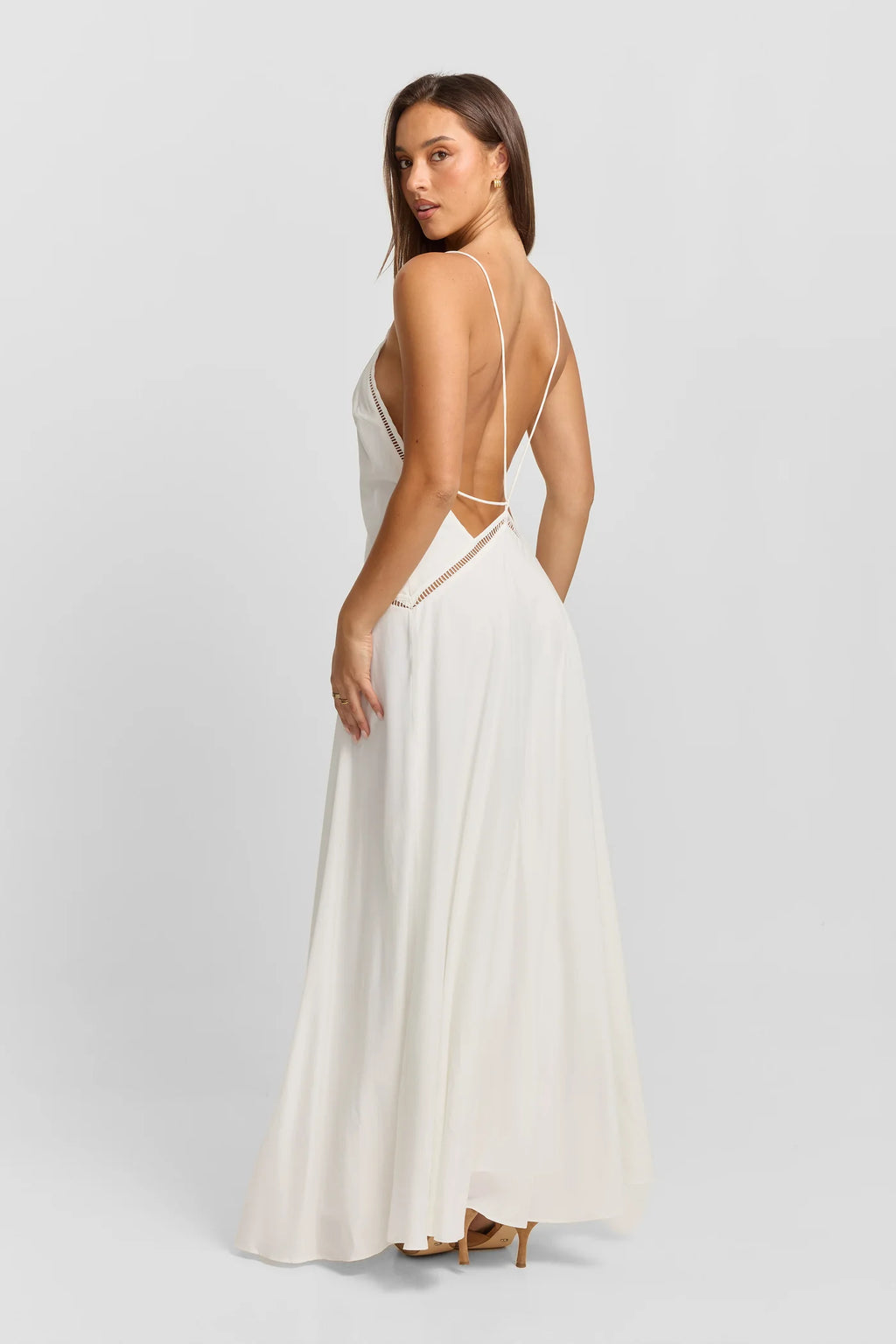 Sasha Therese Posey Maxi Dress - White