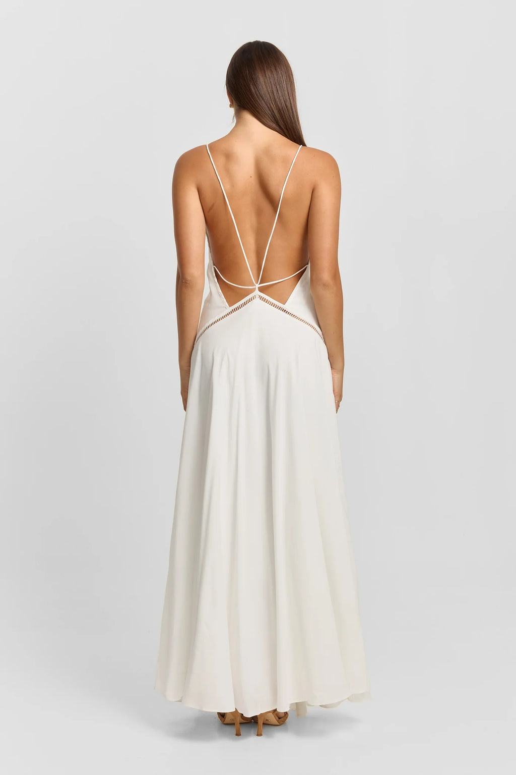 Sasha Therese Posey Maxi Dress - White