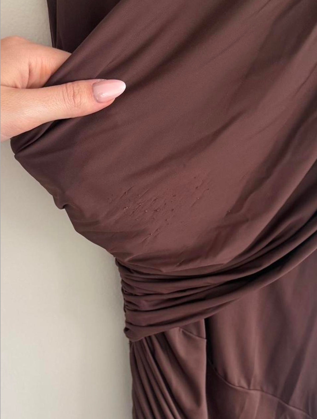 De La Vali Ravenna Mini Dress- Chocolate